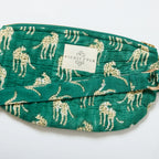 close up of kids crossbody bag picnic folk cheetah print