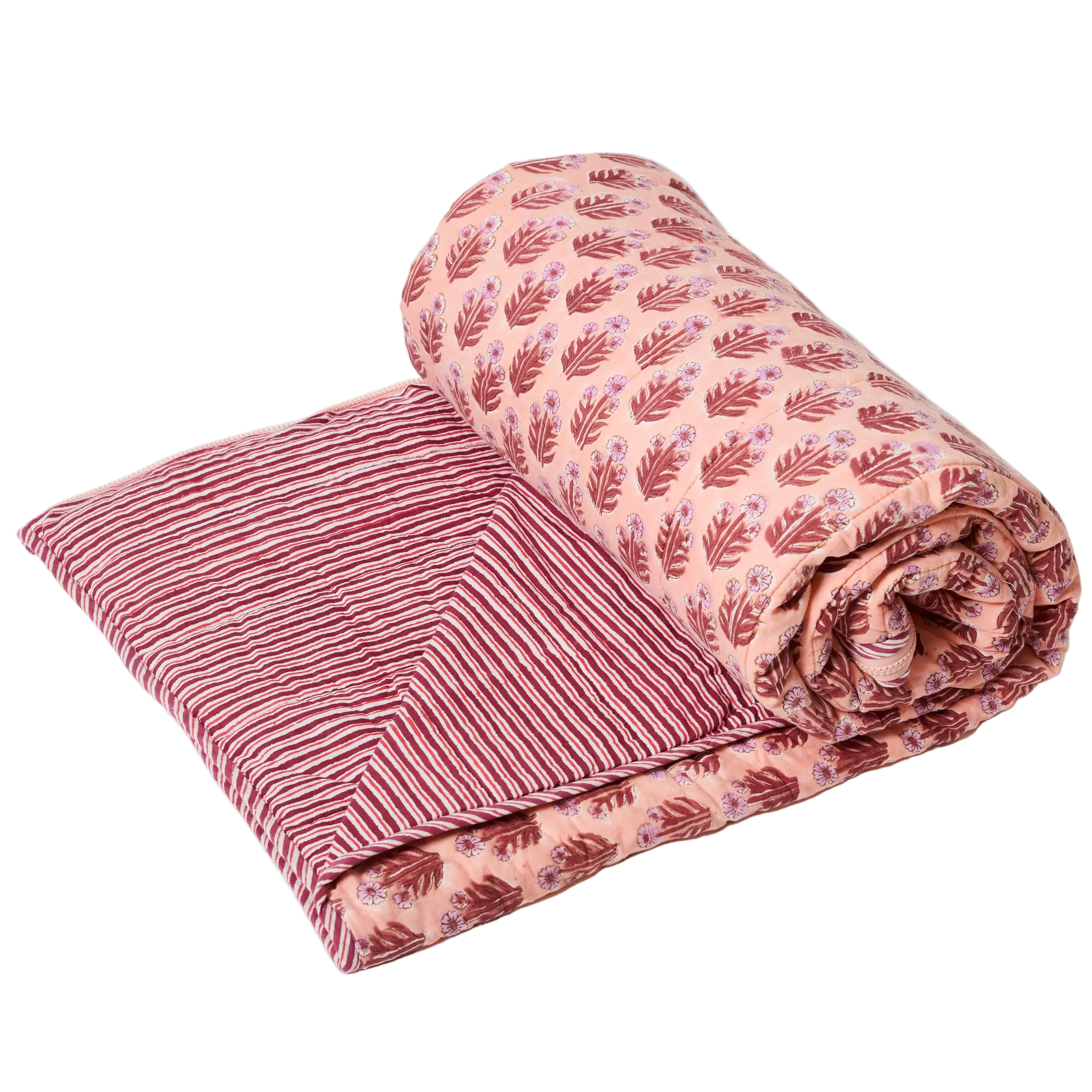reversible cotton sleeping bag set in moonlight haze print by picnic folk