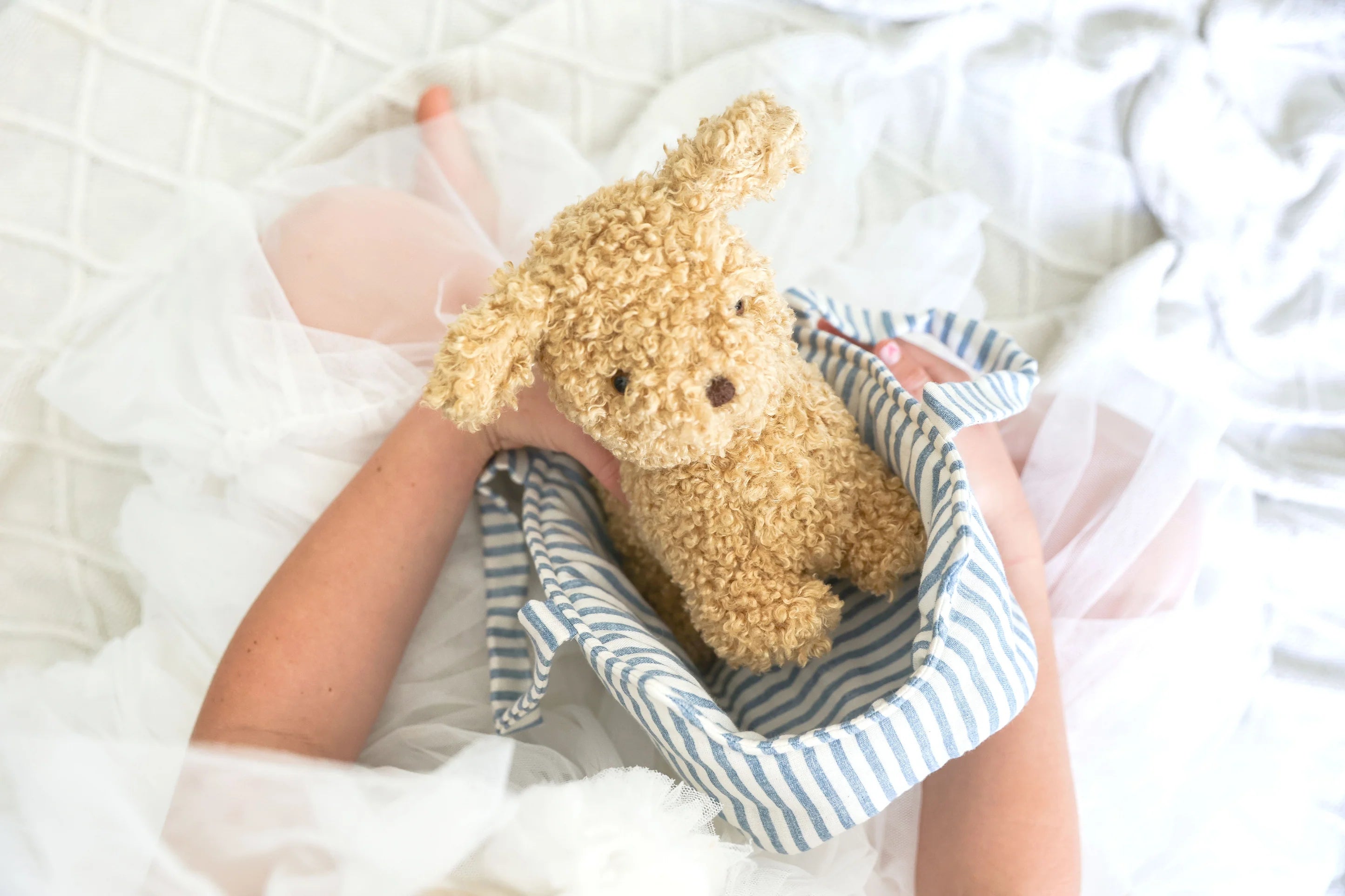 Toffee Puppy & Carrier Set - Alimrose