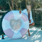 Stole My Heart Luxe Pool Floatie Ring - Sunnylife