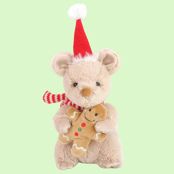 Mouse with Gingerbread Cookie - Mon Ami
