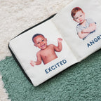 Emotions sensory cloth book for babies