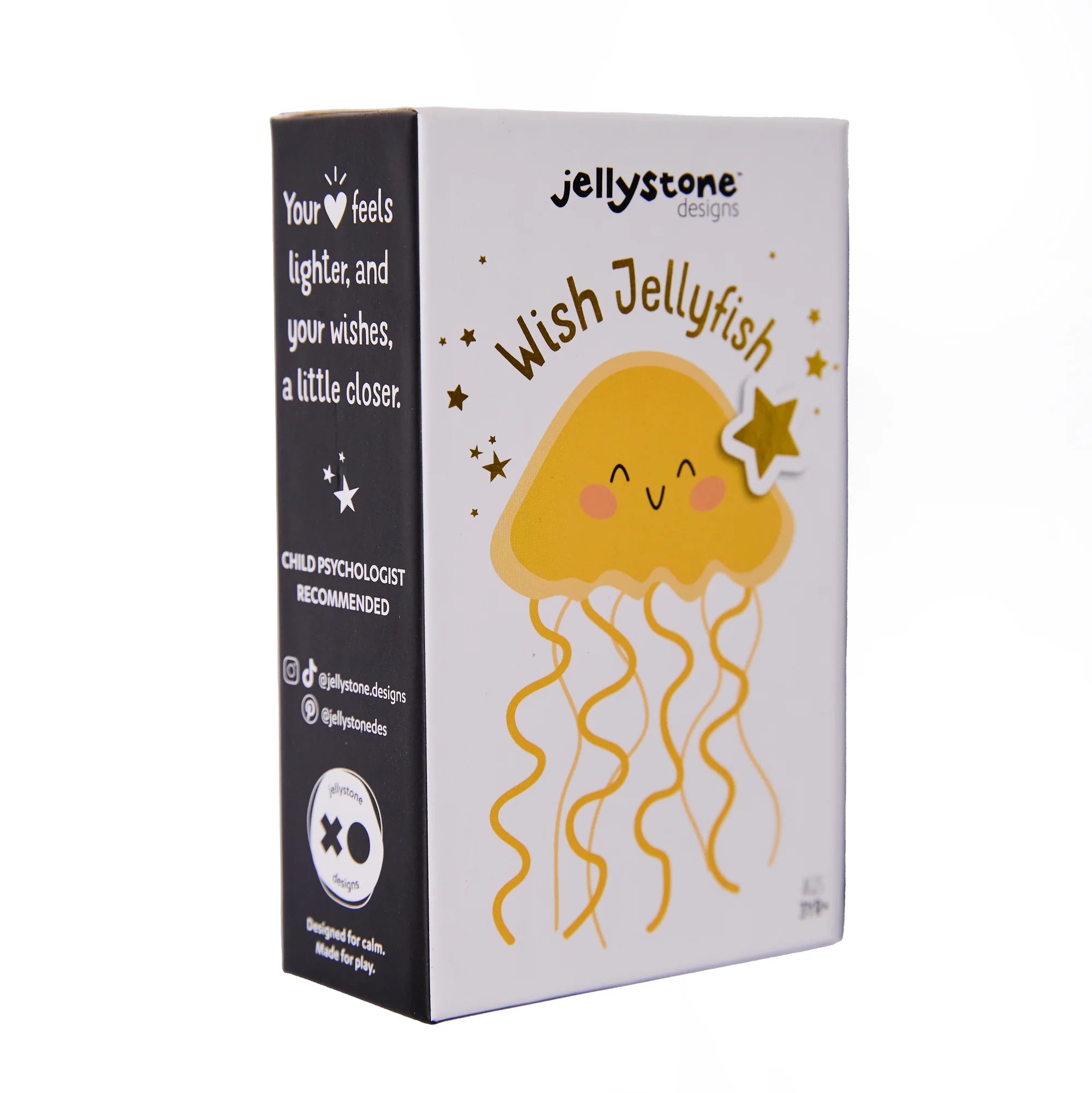 yellow wish jellyfish by jellystone designs packaging