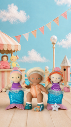 Boardwalk Beach Dinkum Doll Costume Set - Olli Ella