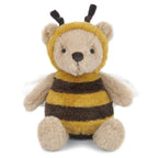 bear in a honey bee costume dress up like similar to jellycat. stock image - brand is Mon Ami. very cute plushy soft toy