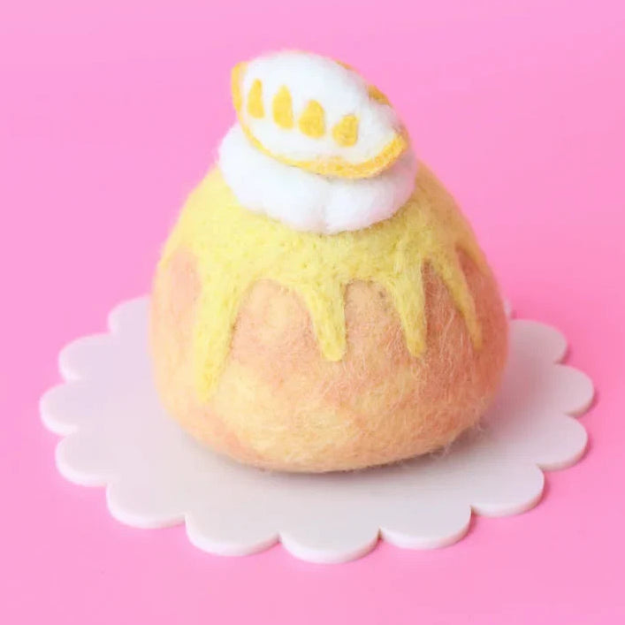 Lemon Felt Sponge Cake - Juni Moon