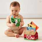 Farm Friends Sensory Scarves Pull-And-Take Toy - Itzy Ritzy