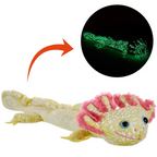 snap band Wild Republic Huggers glow in the dark axolotl plush toy
