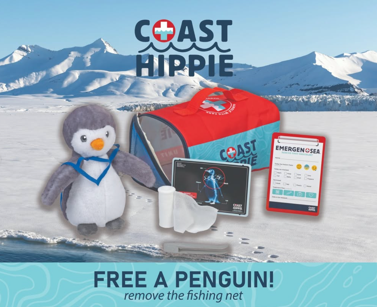 Wild Republic penguin role play toy for animal rescue imaginative play