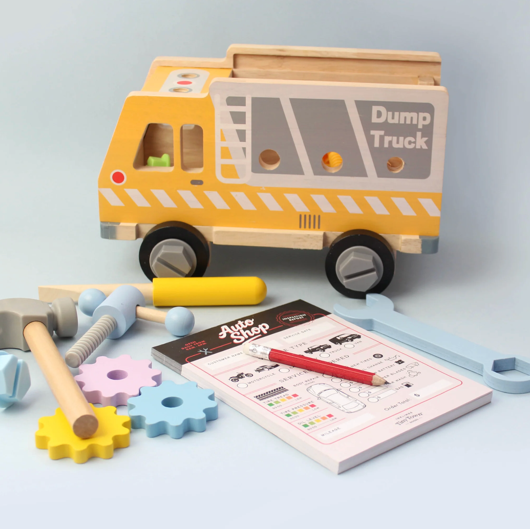 Auto Shop Tiny Town Pretend Play Notepad - Inklings Paperie