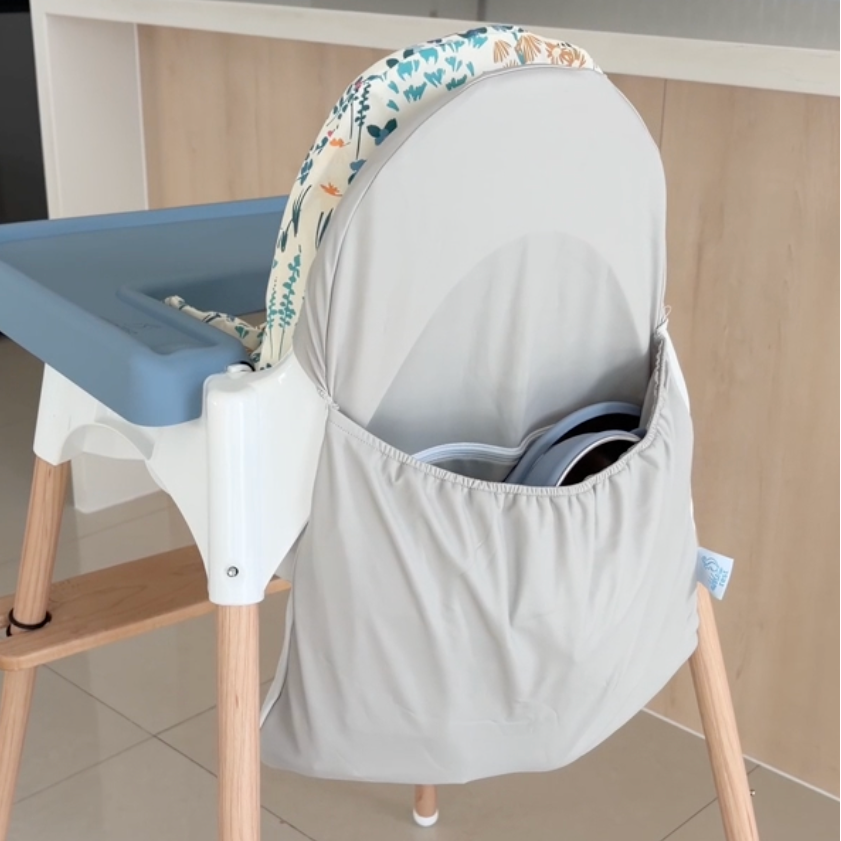 Grey Highchair Handy Pocket - Nibble & Rest