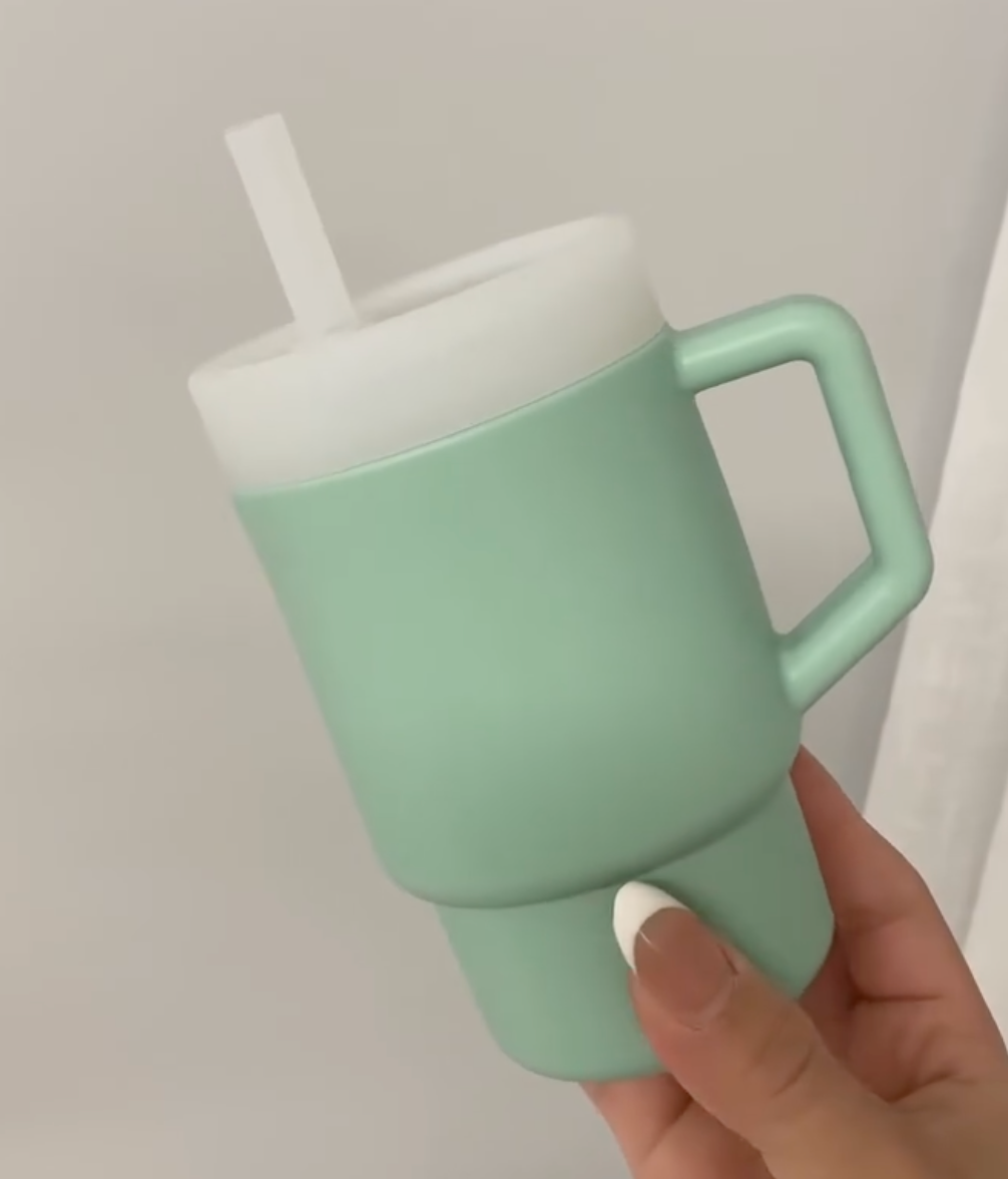 Mint Kids Silicone Tumbler - Nibble & Rest
