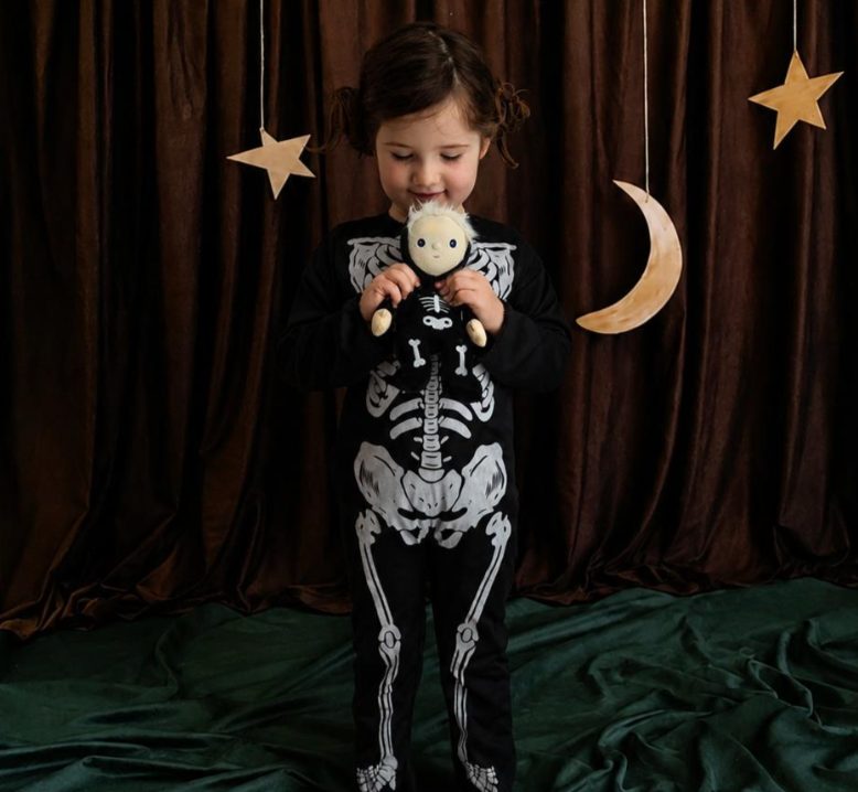 Scully Skeleton Dinky Dinkum Doll - Olli Ella
