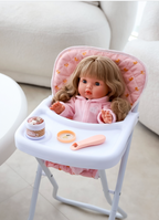 Pink Ducky Baby Doll Highchair - Tiny Harlow