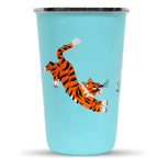 blue tiger design stainless steel tumbler for camping from picnic folk