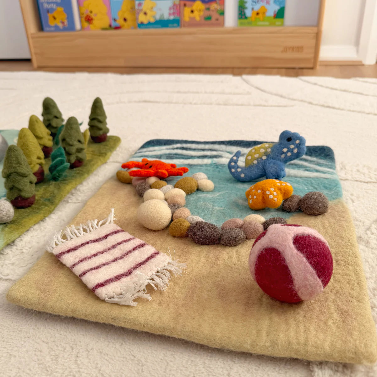 Beach Felt Play Mat & Accessories Bundle - Playtisserie