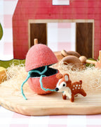 Deer Felt Surprise Egg - Tara Treasures