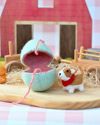 Corgi Puppy Felt Surprise Egg - Tara Treasures