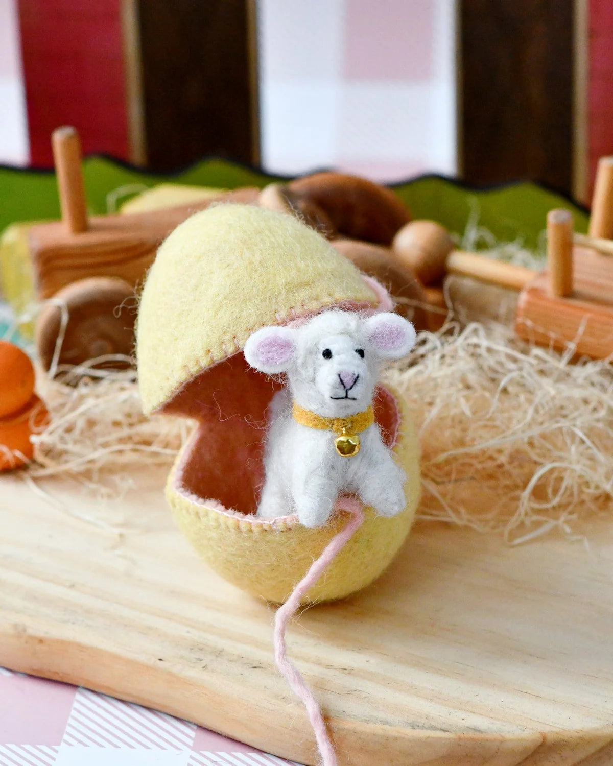 Lamb Felt Surprise Egg - Tara Treasures