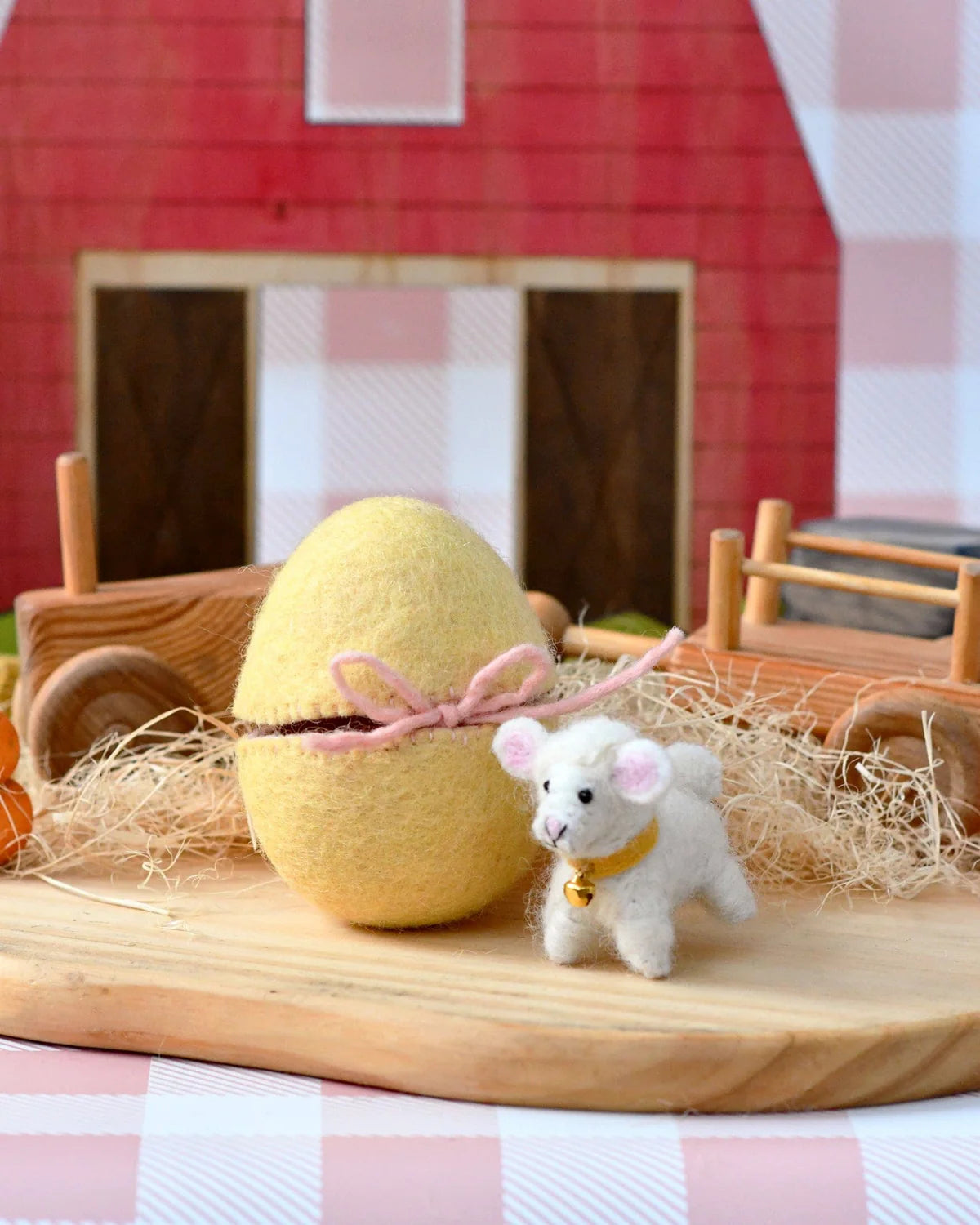 Lamb Felt Surprise Egg - Tara Treasures