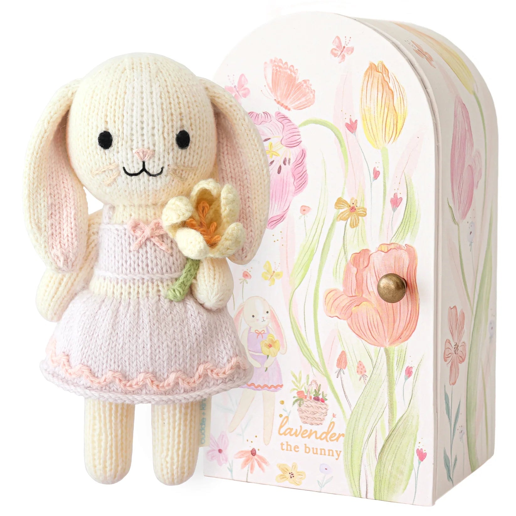Tiny Lavender the Bunny doll by Cuddle + Kind