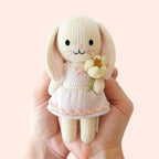Cuddle + Kind Tiny Lavender bunny doll
