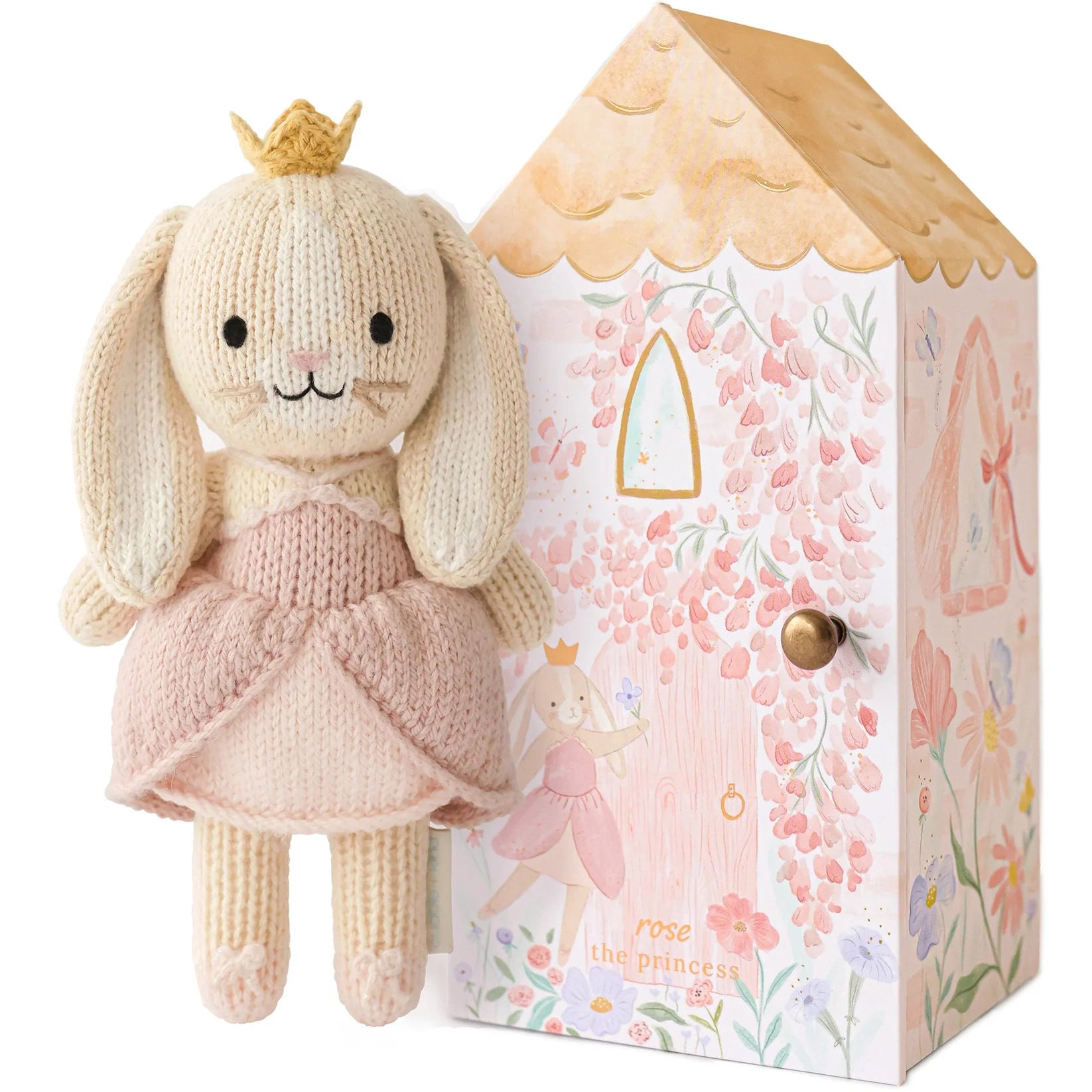 Tiny Rose the Princess doll by Cuddle + Kind