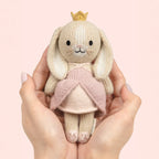 Cuddle + Kind Tiny Rose soft knitted princess toy