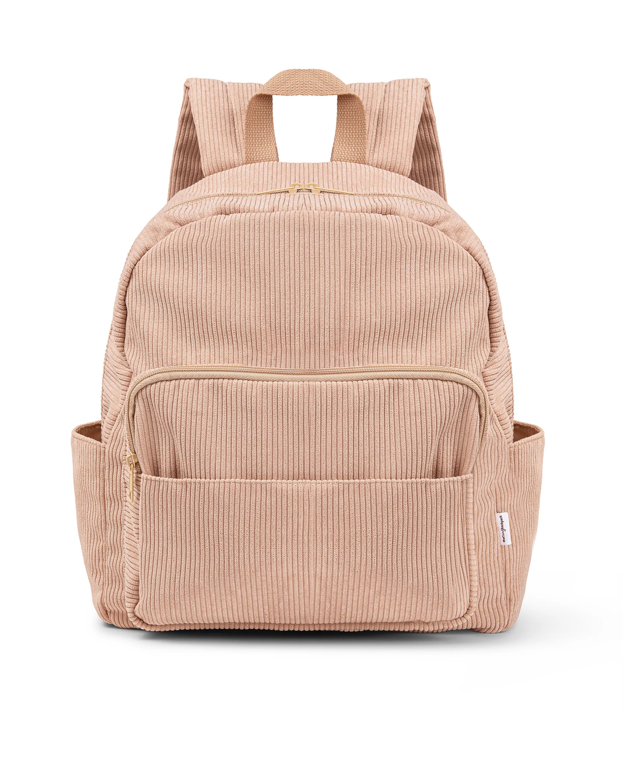 Corduroy Backpack | Latte