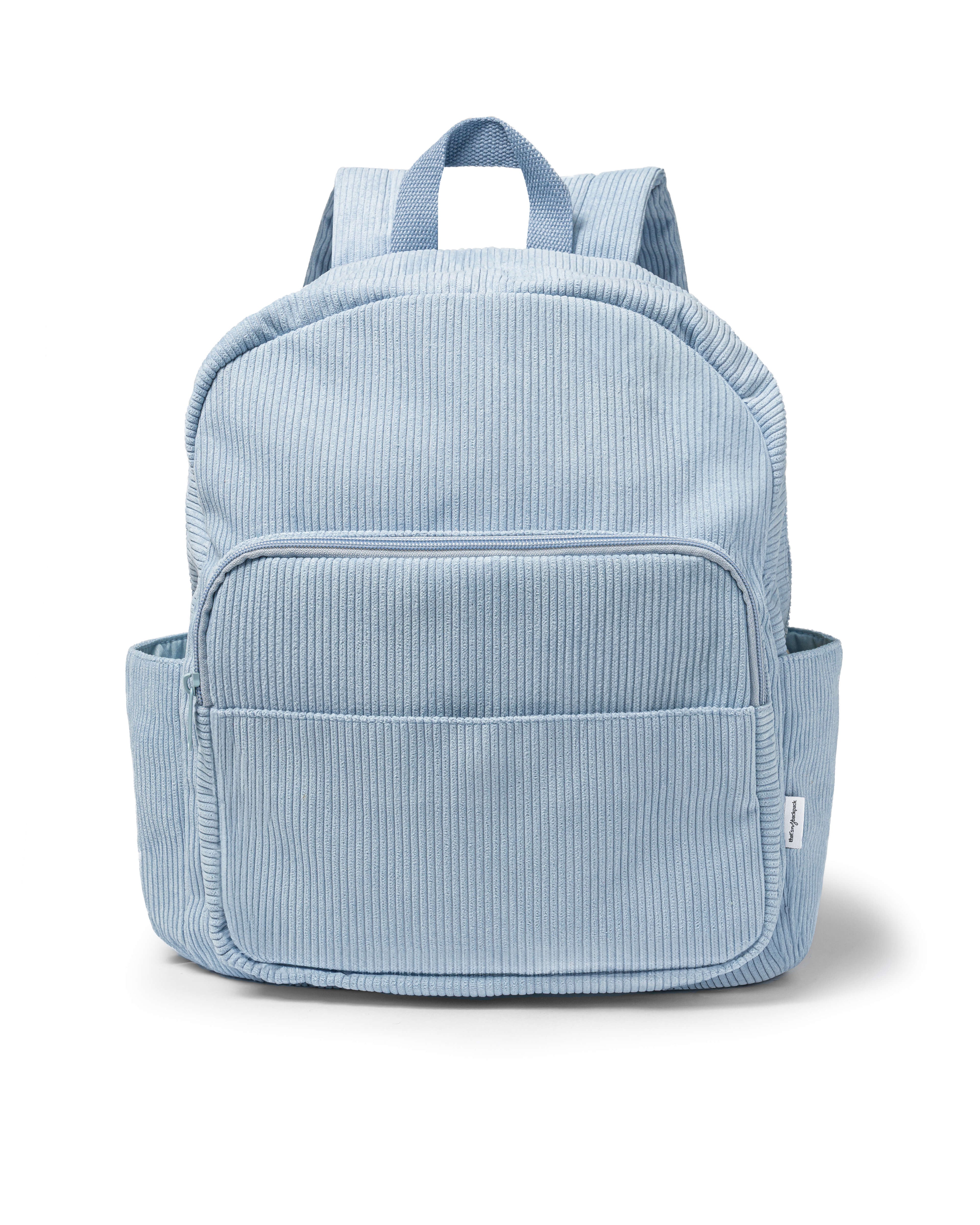 Corduroy Backpack | Powder Blue