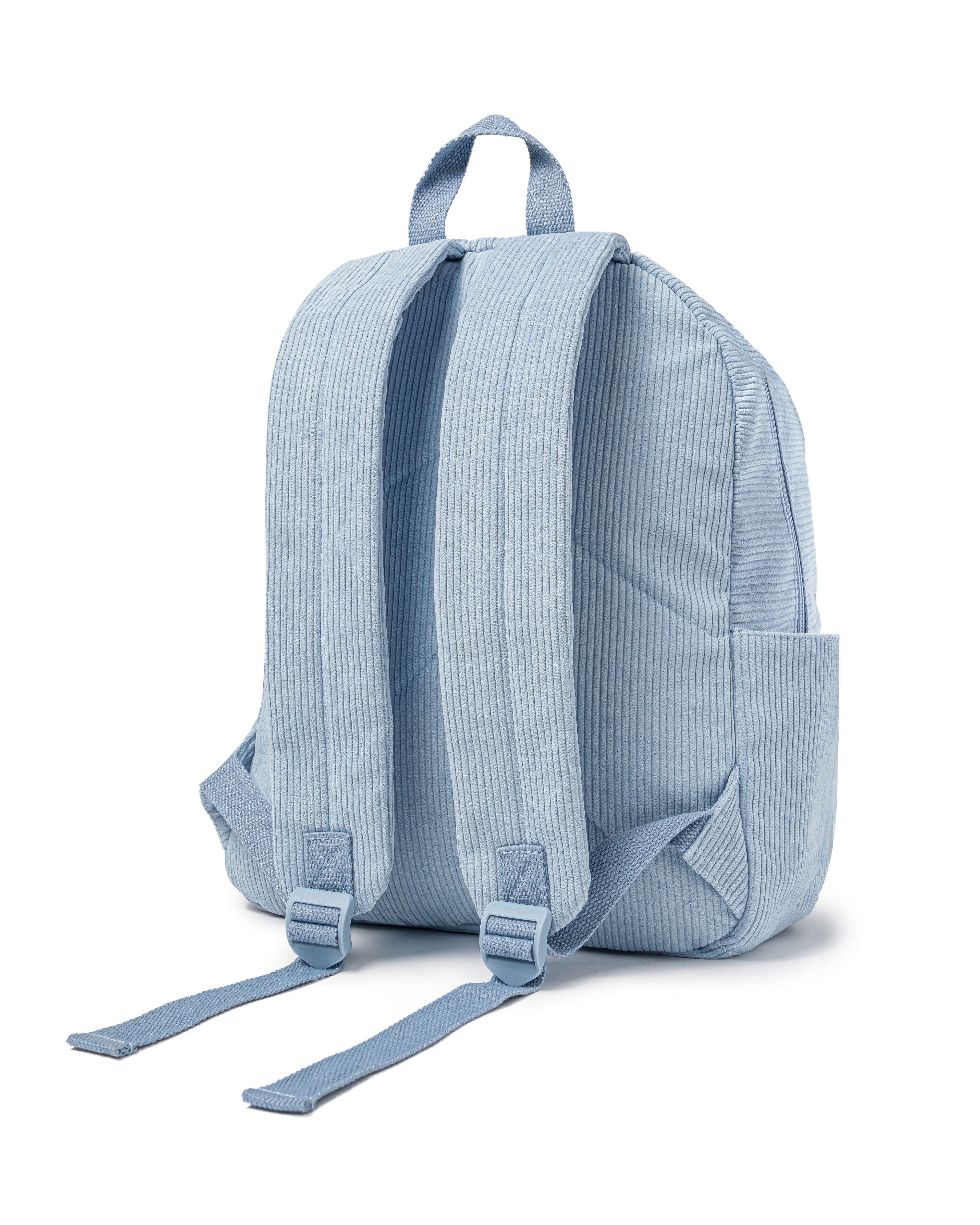 Corduroy Backpack | Powder Blue