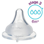 b.box anti-colic baby bottle teat stage 3 for growing babies
