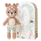 Tiny Elliott the Fawn doll by Cuddle + Kind