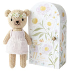 Tiny Olivia the Honey Bear doll by Cuddle + Kind