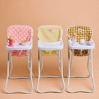 Pink Ducky Baby Doll Highchair - Tiny Harlow