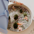 2-in-1 Lilac Sensory & Messy Play Tray - Jellystone Designs