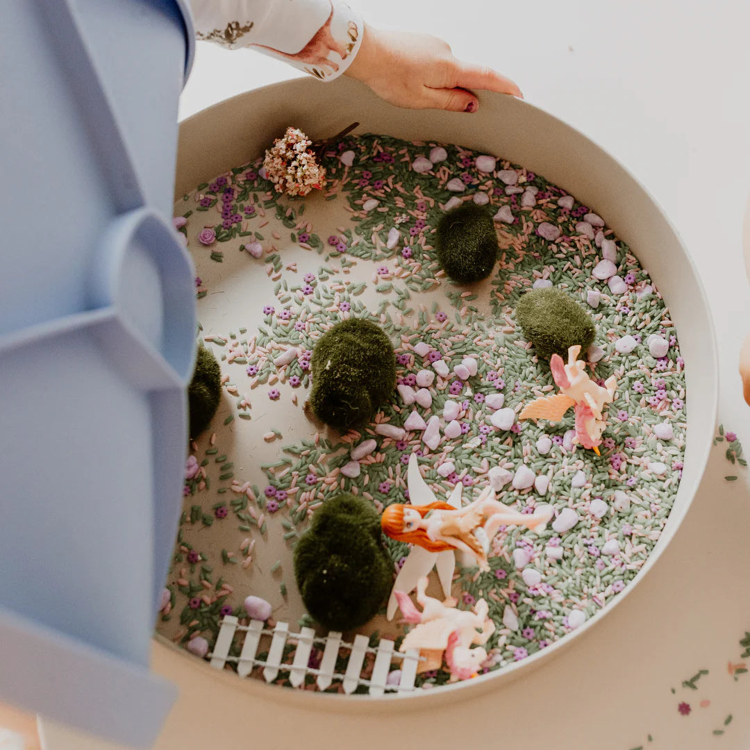 2-in-1 Lilac Sensory & Messy Play Tray - Jellystone Designs