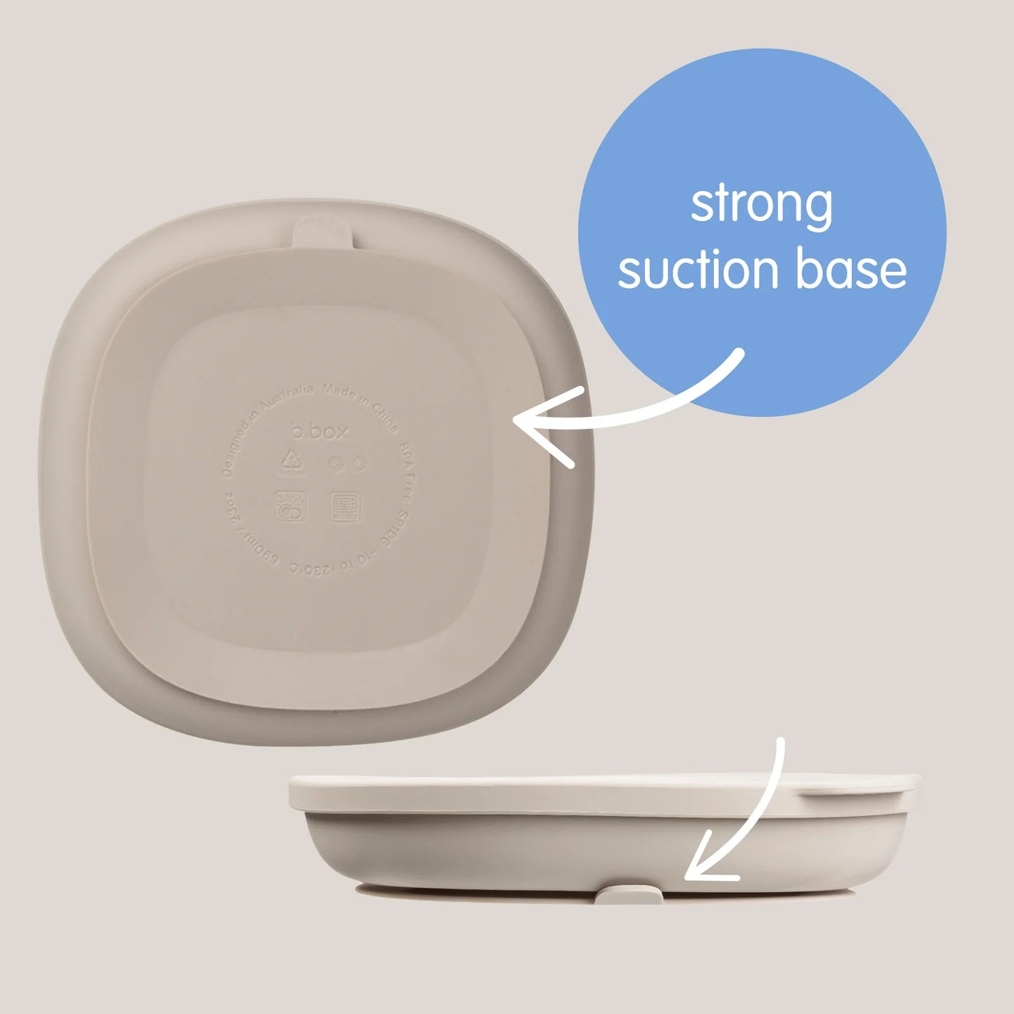 Silicone Plate + Lid
