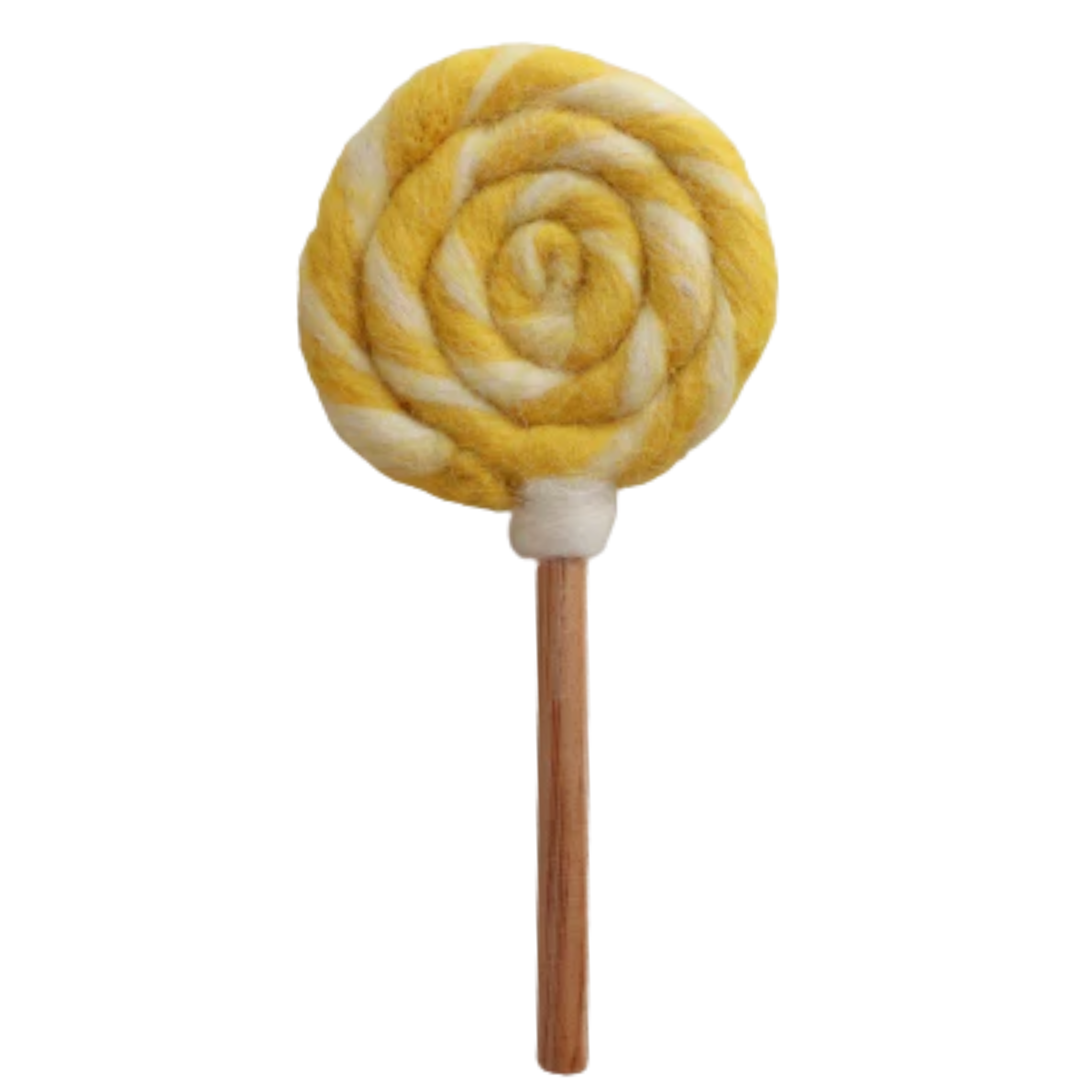 Fizzy Lemon Lollipop Felt Food - Juni Moon