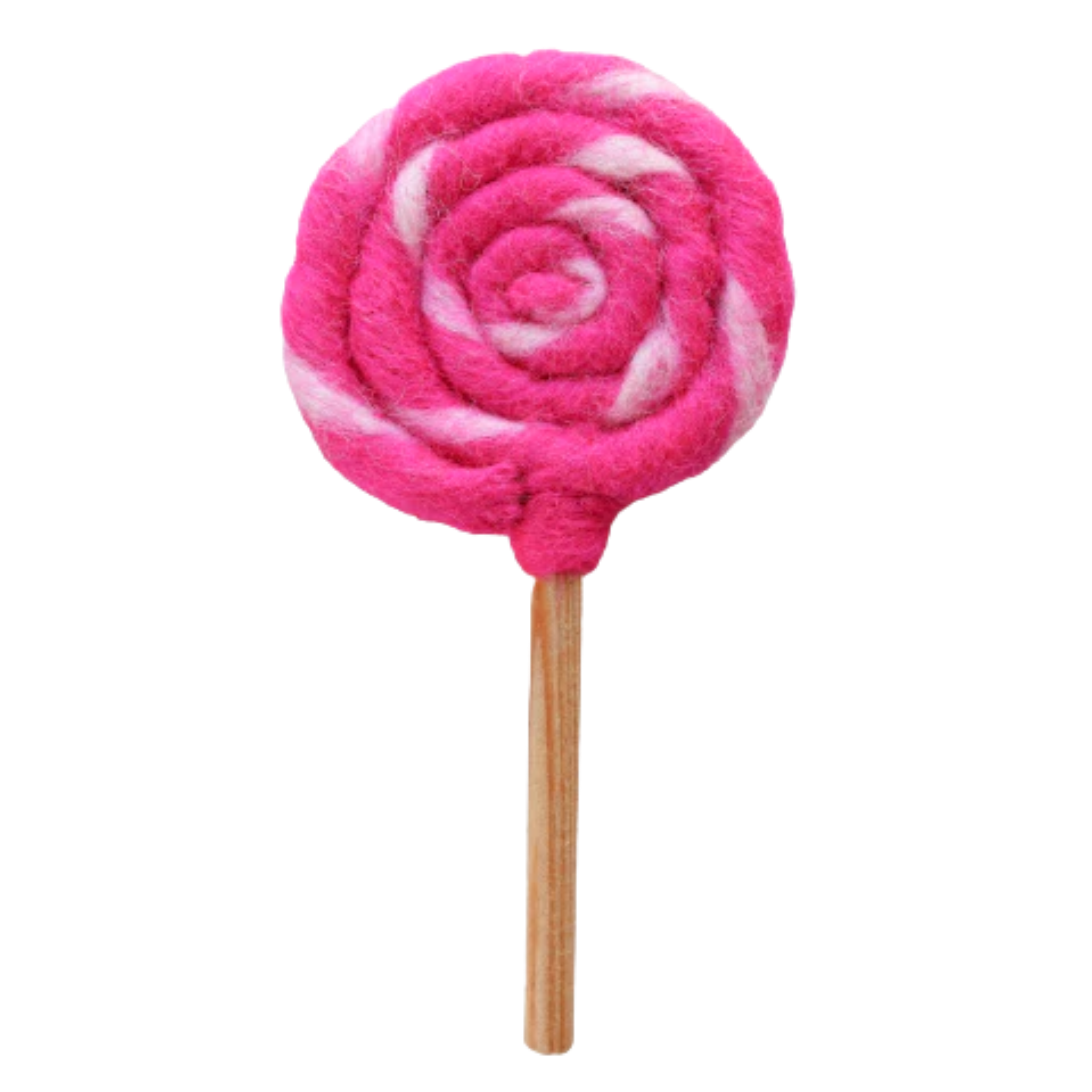 Raspberry Lollipop Felt Food - Juni Moon