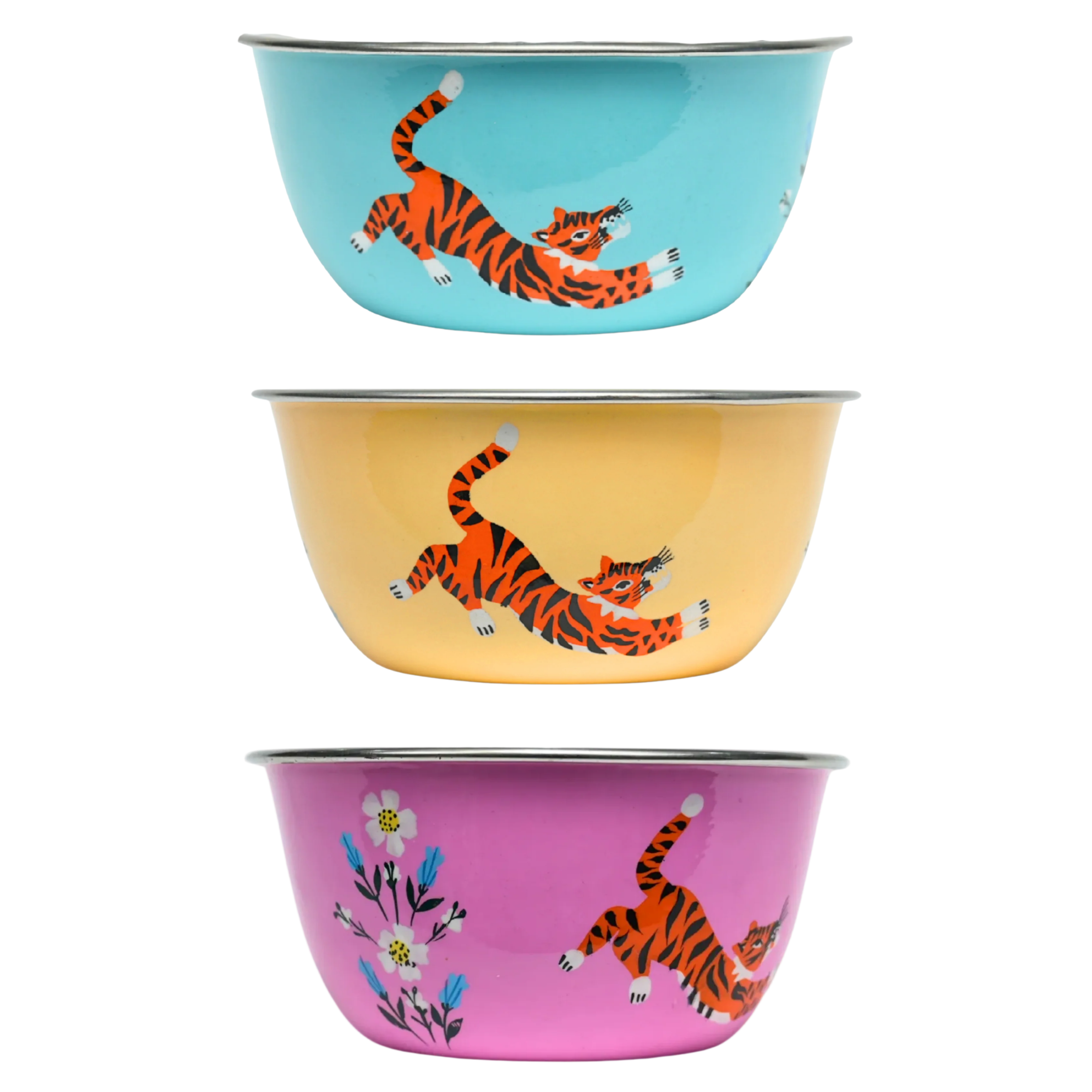 Tiger Stainless Steel Breakfast Bowl - Picnic Folk
