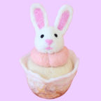Bunny Easter Felt Muffin - Juni Moon