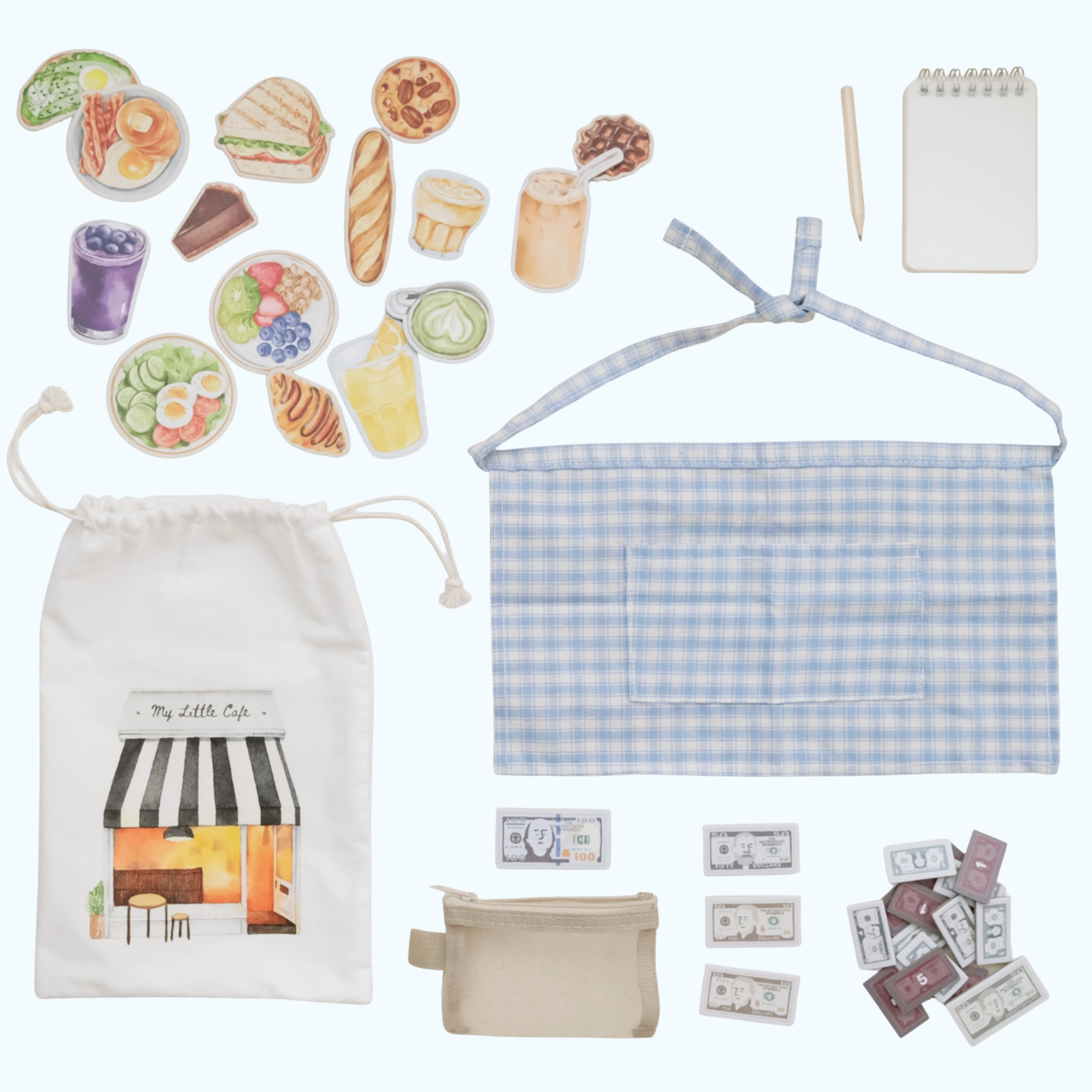 Little Cafe Pretend Play Kit - Little Lamb Kind