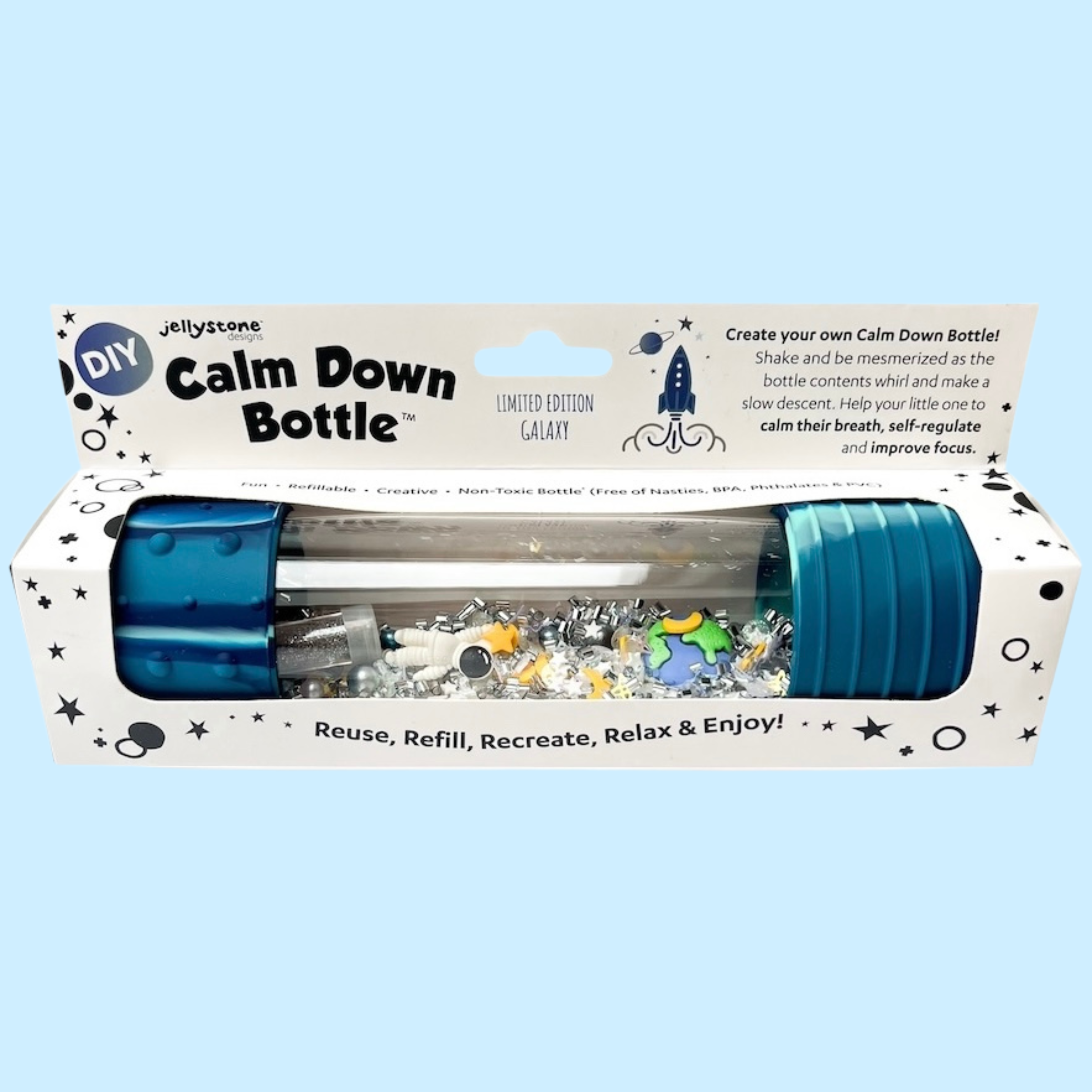 Galaxy DIY Calm Down Bottle - Jellystone Designs