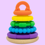 Rainbow Silicone Wobble Stacker - Jellystone Designs