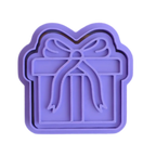 stock image of playdough/clay stamp and cutter. Eco-friendly sensory play tool by brand playsense perfect for creative and imaginative play. can also be used for cookies and baking. pictured is present