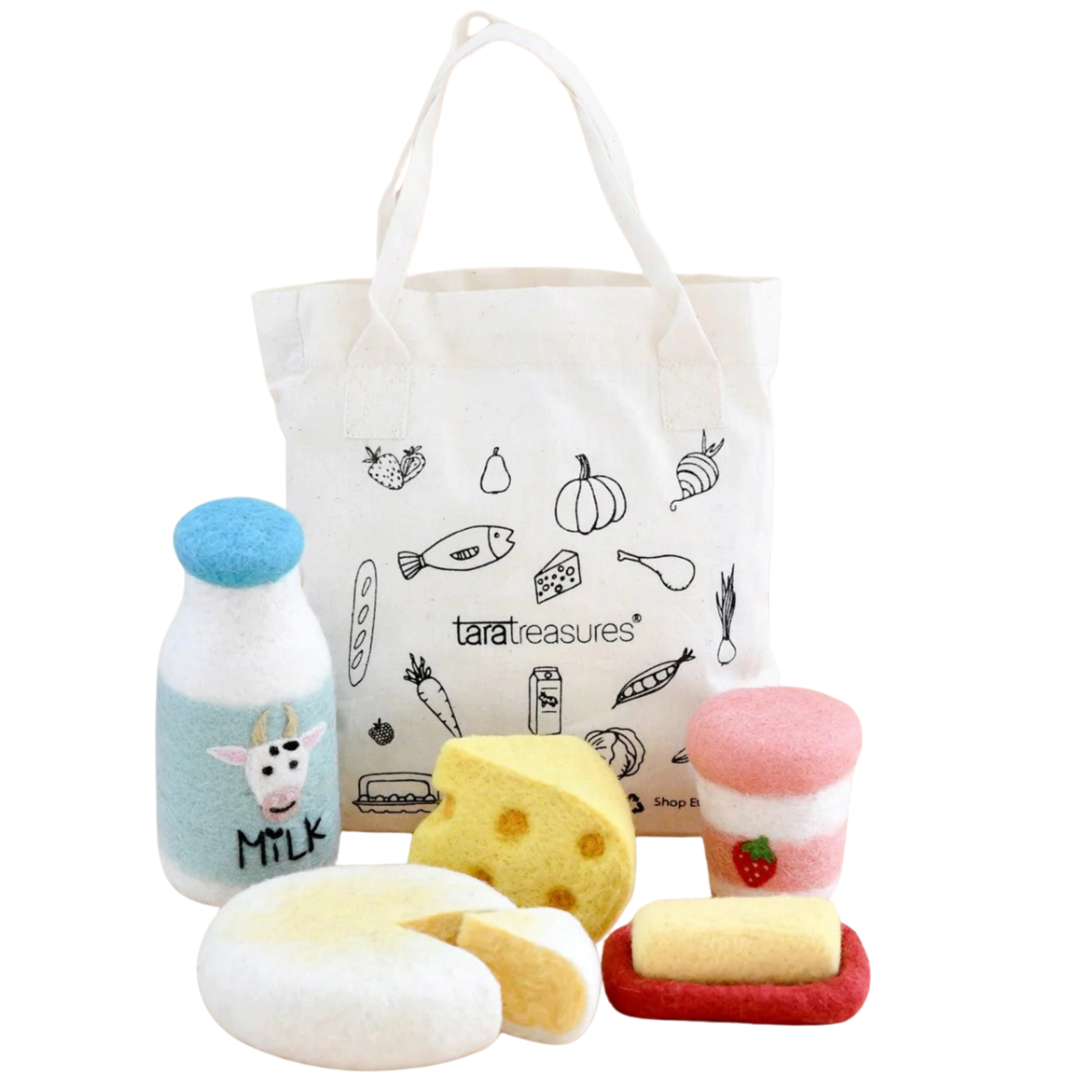 Dairy Food Group Felt Food - Tara Treasures
