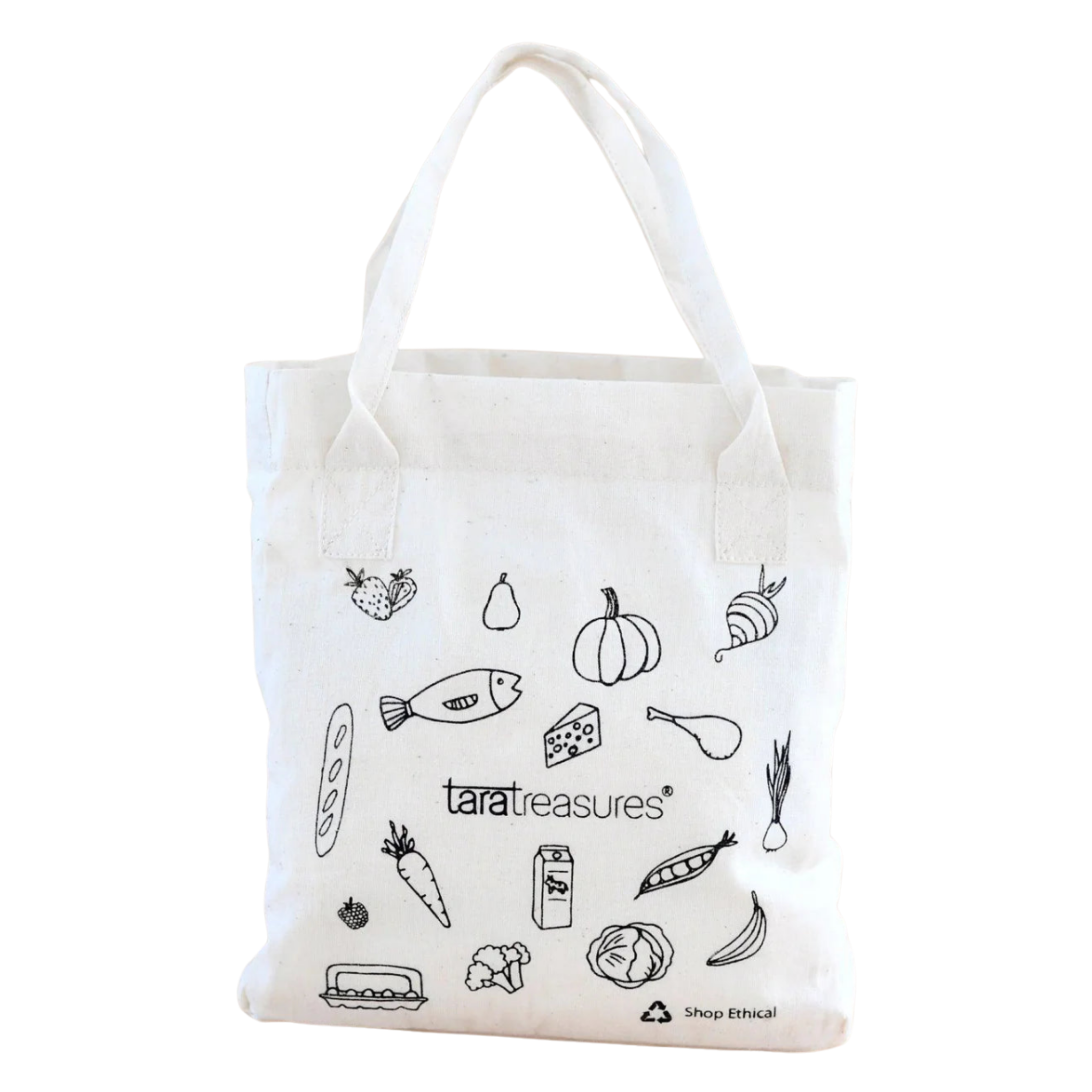 Pretend Play Cotton Shopping Bag - Tara Treasures