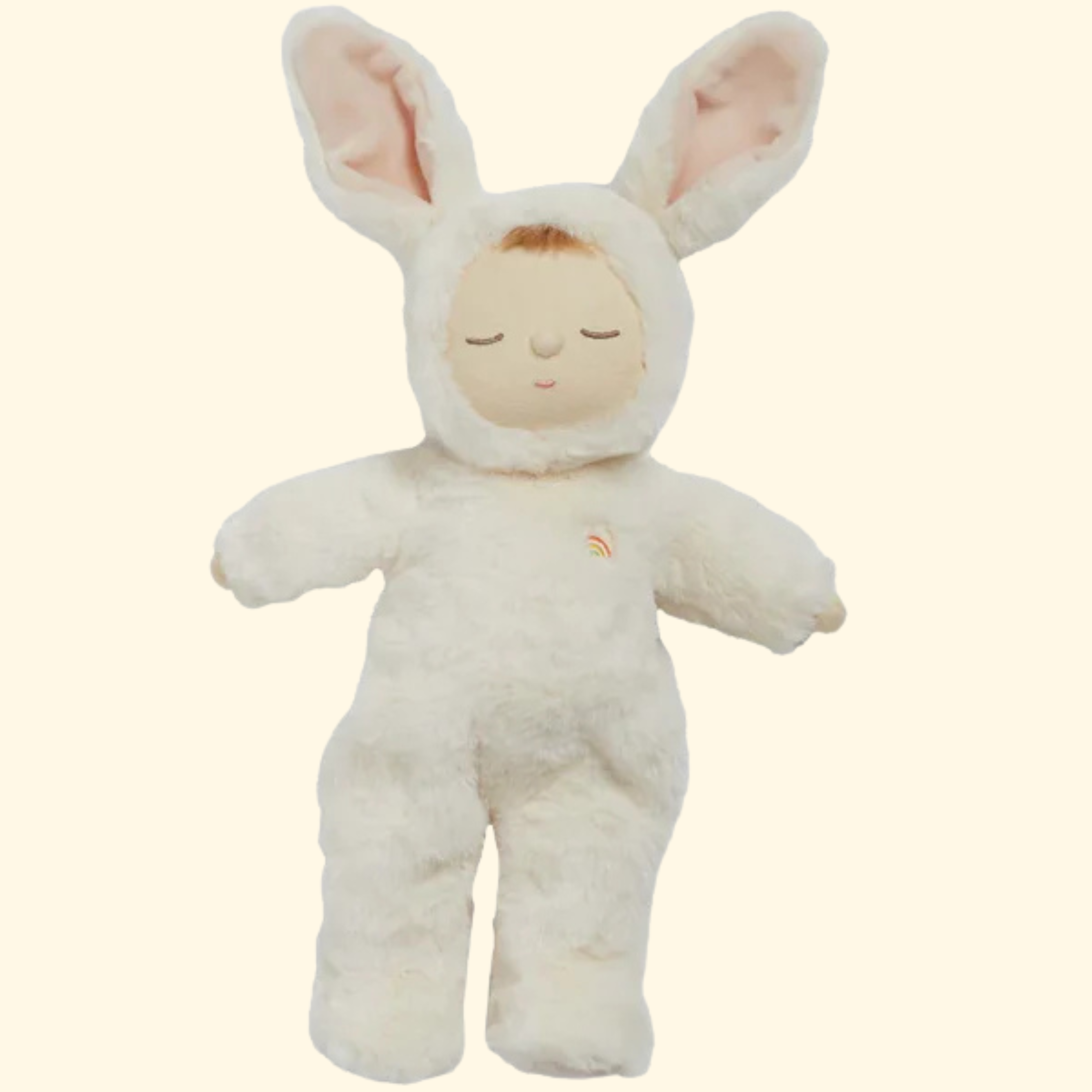 Moppet Bunny Soft Beige Cozy Dinkum Doll - Olli Ella
