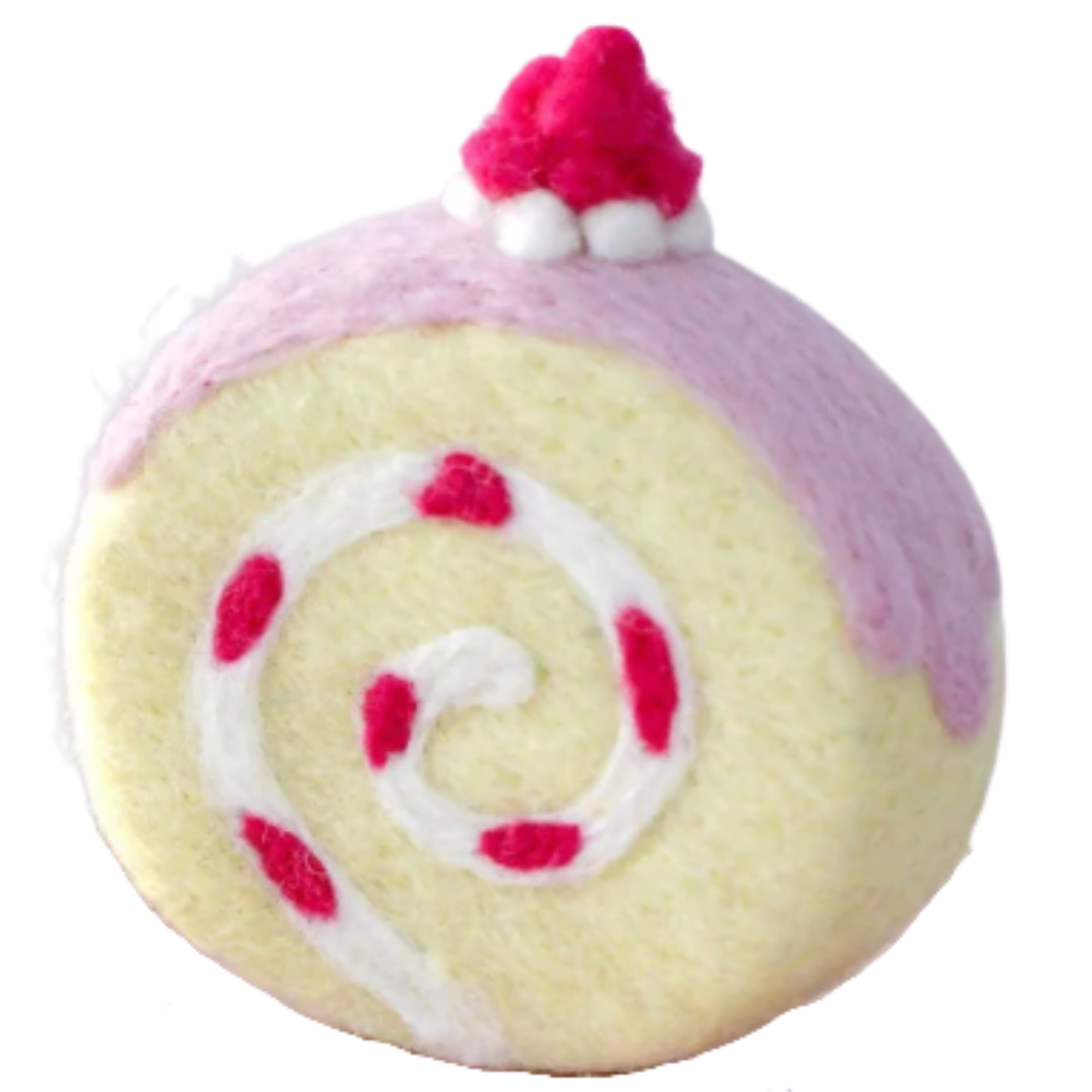 Strawberry Swiss Roll Felt Food - Tara Treasures